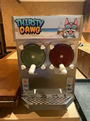 Frosty Factory 217A – Our most popular rental! Dual stainless design, perfect for weddings, events, and high-demand venues.